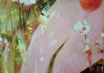 Abstract oil painting Eve Anatoly Tarabanov