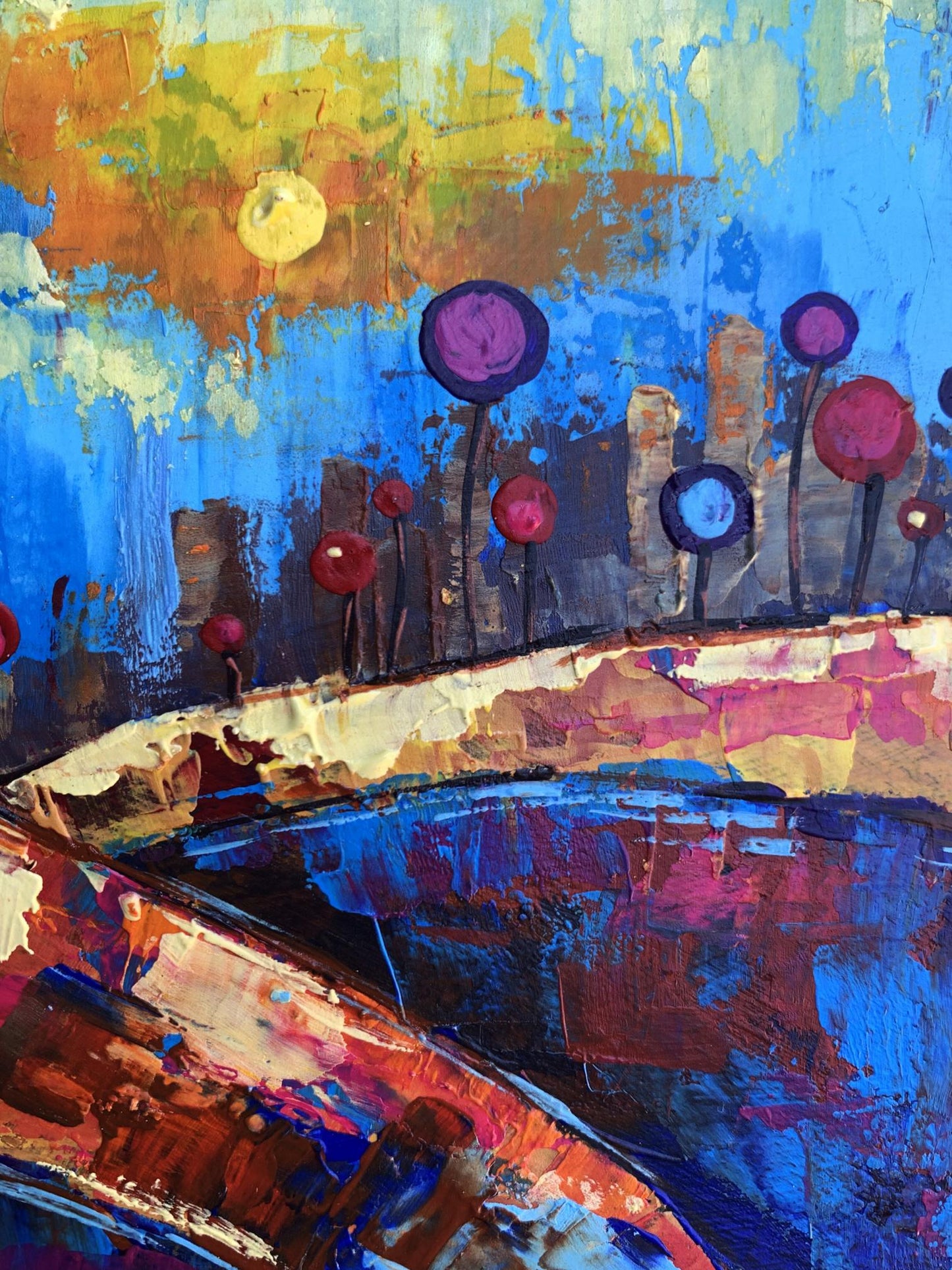 Oil painting A chidhood dream V. Zadorozhnya