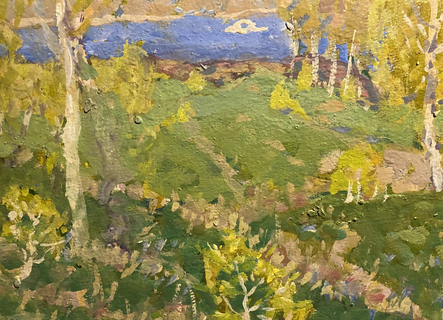 Oil painting Spring came Georgy Kolosovsky