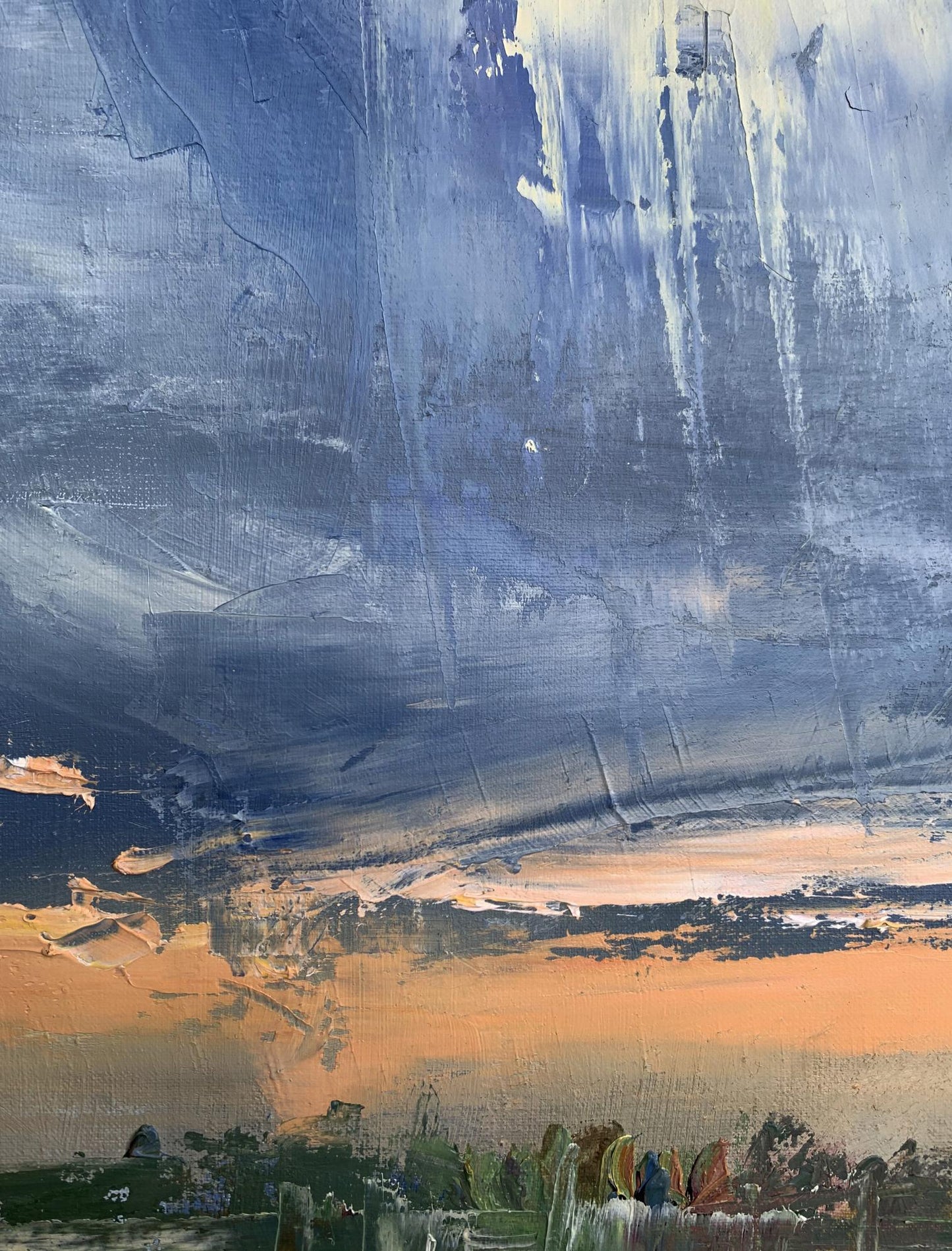 Oil painting After the rain Unknown artist