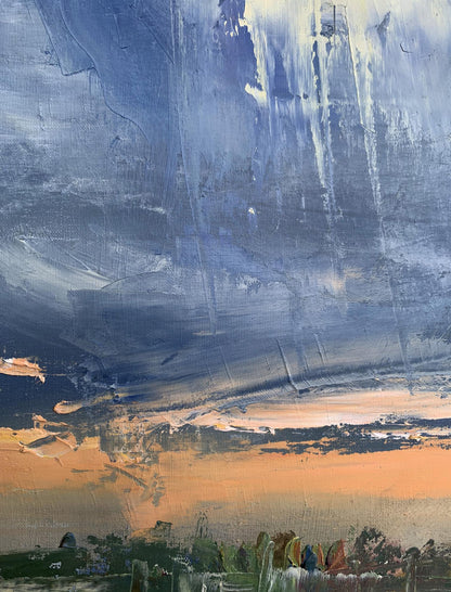 Oil painting After the rain Unknown artist