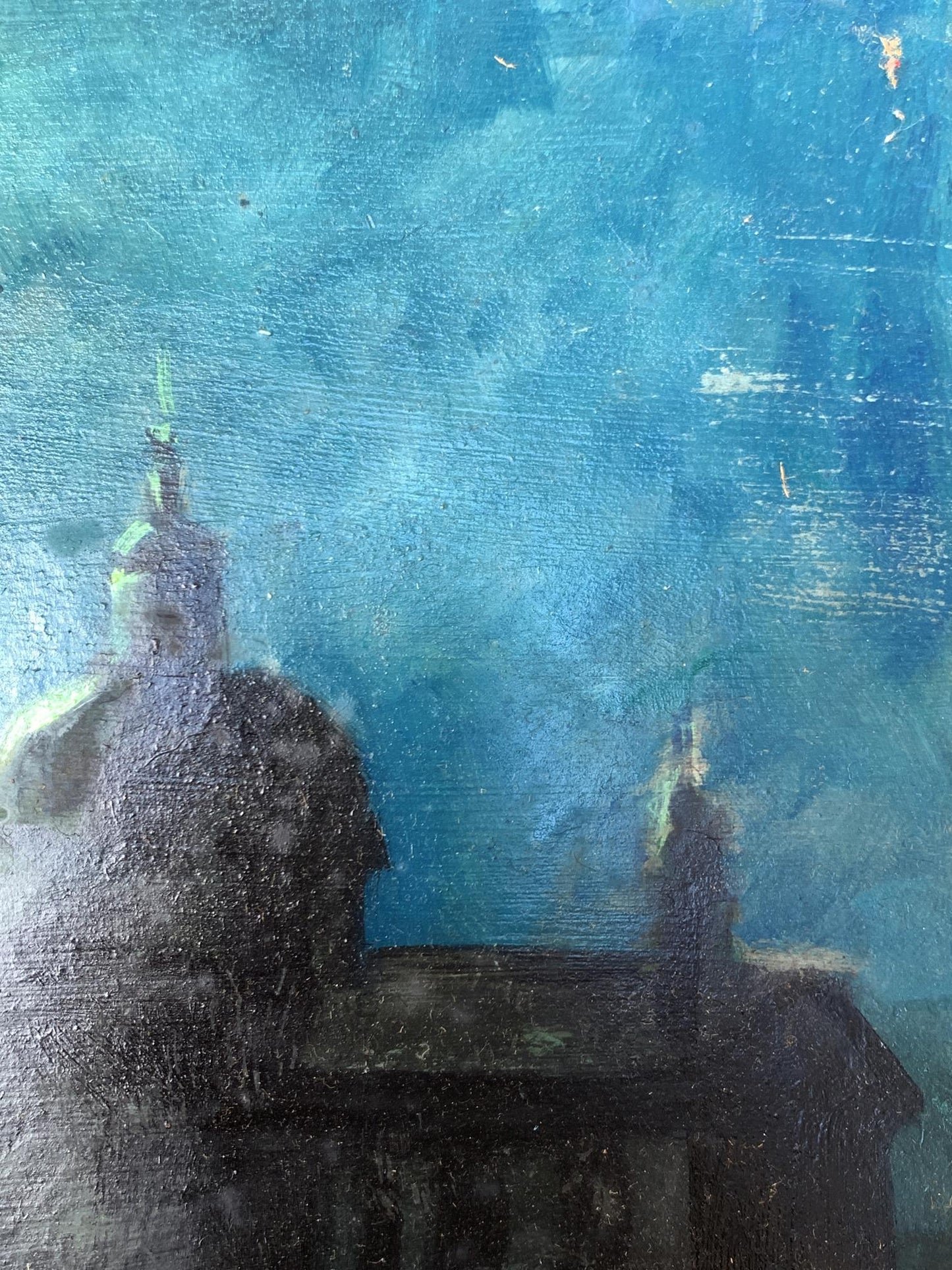 Oil painting Shining moon Valentina Simashchuk