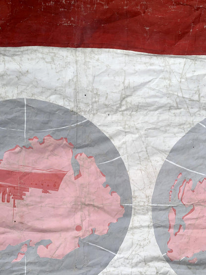 Oil painting Lenin and the CPSU Unknown artist