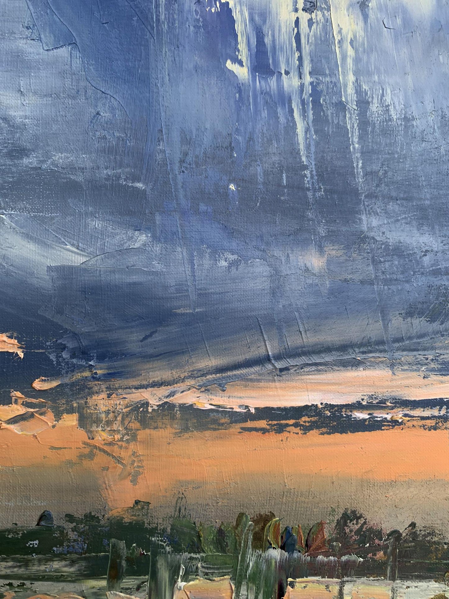 Oil painting After the rain Unknown artist