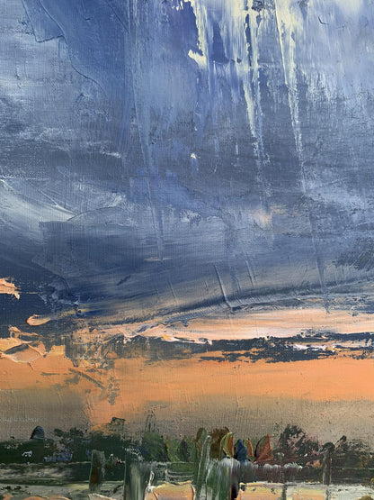 Oil painting After the rain Unknown artist