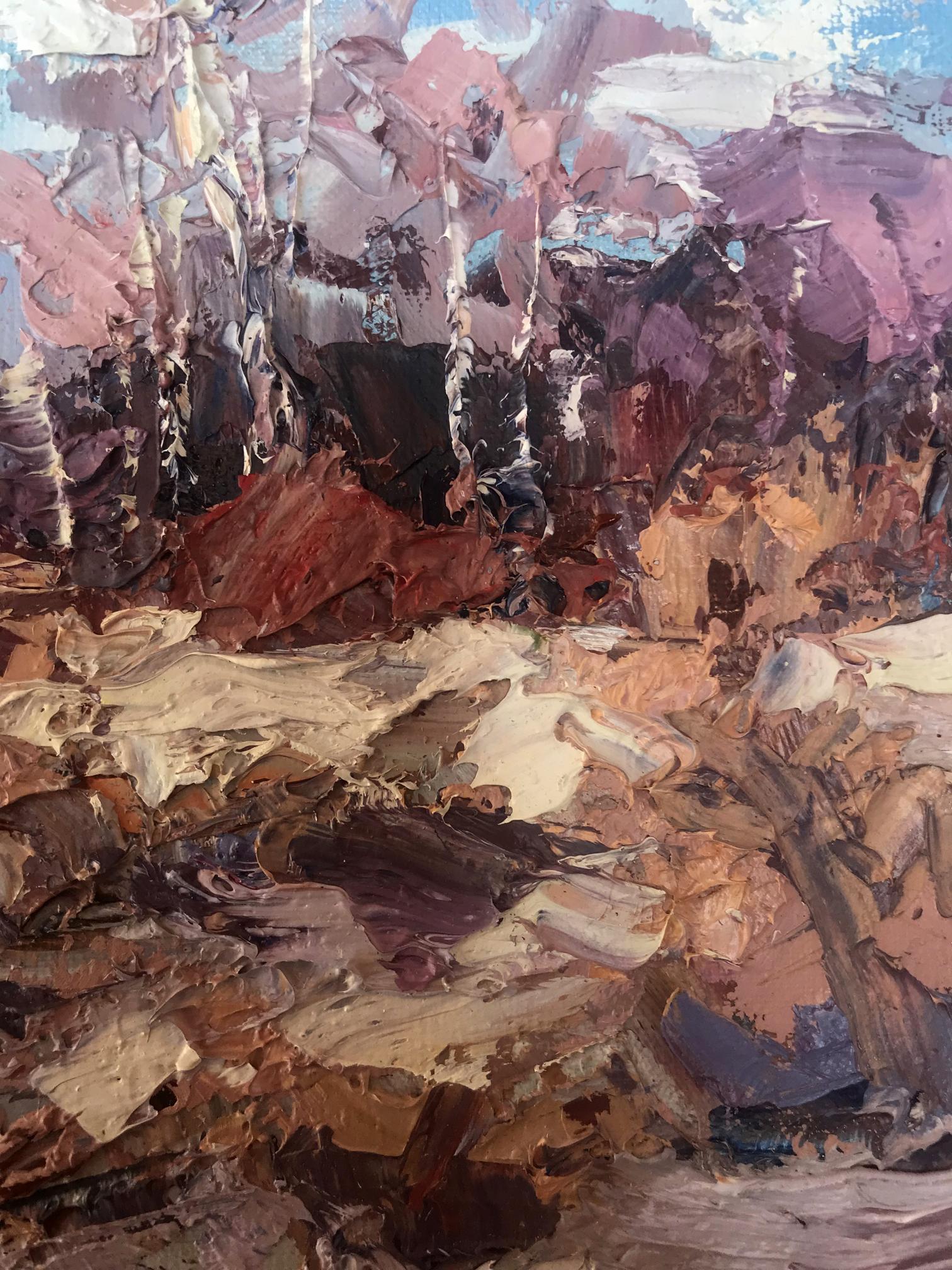 oil painting forest