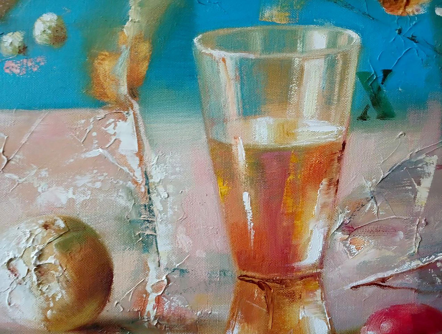 Abstract oil painting Thaw Anatoly Tarabanov