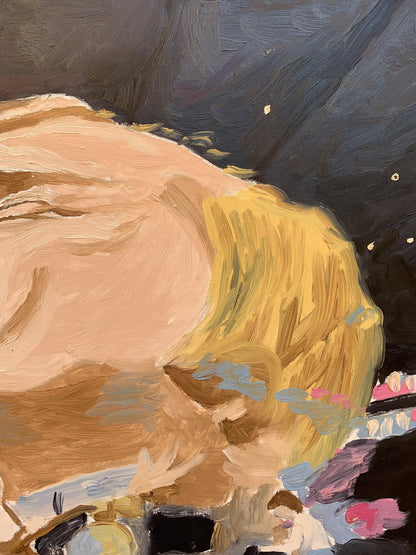 Oil painting Karaoke Oleksandr Gukalov