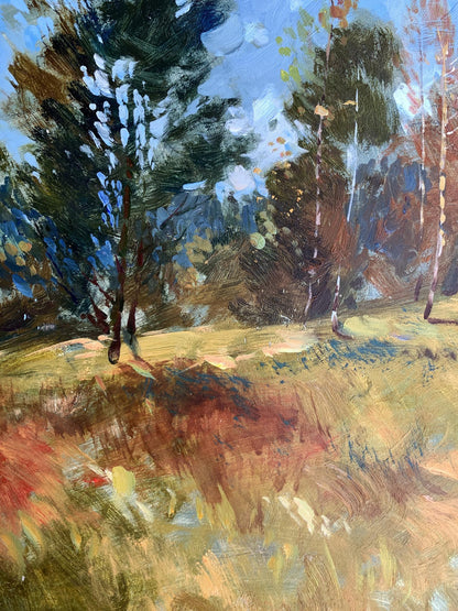 OIl painting Beginning of autumn Yuriy Suprunchuk