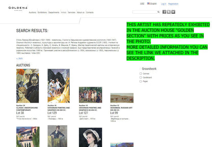 Oil painting Milkmaid Stil' Leonid Mikhaylovich