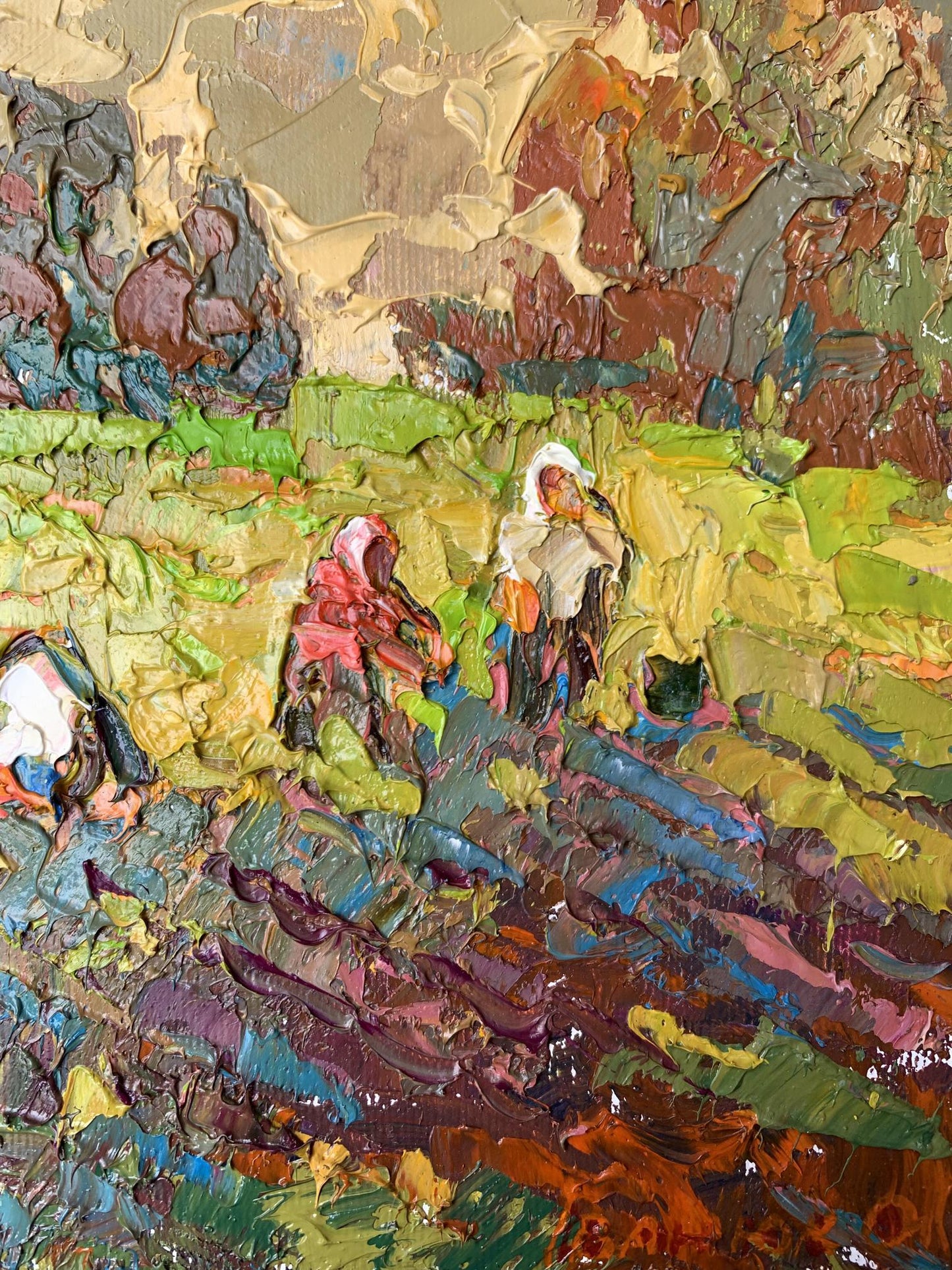 5 Oil painting Village days Oleksiy Ivanyuk