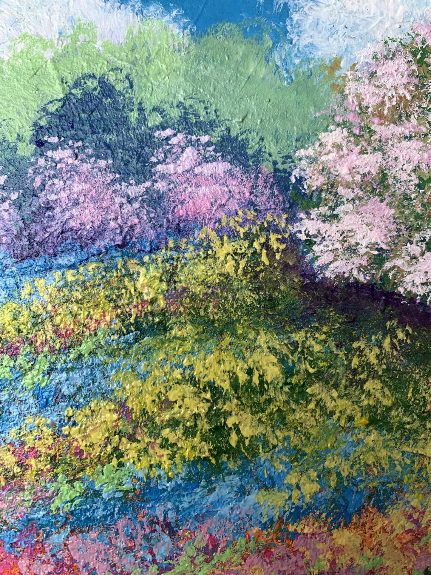 Oil painting Flower meadows V. Zadorozhnya