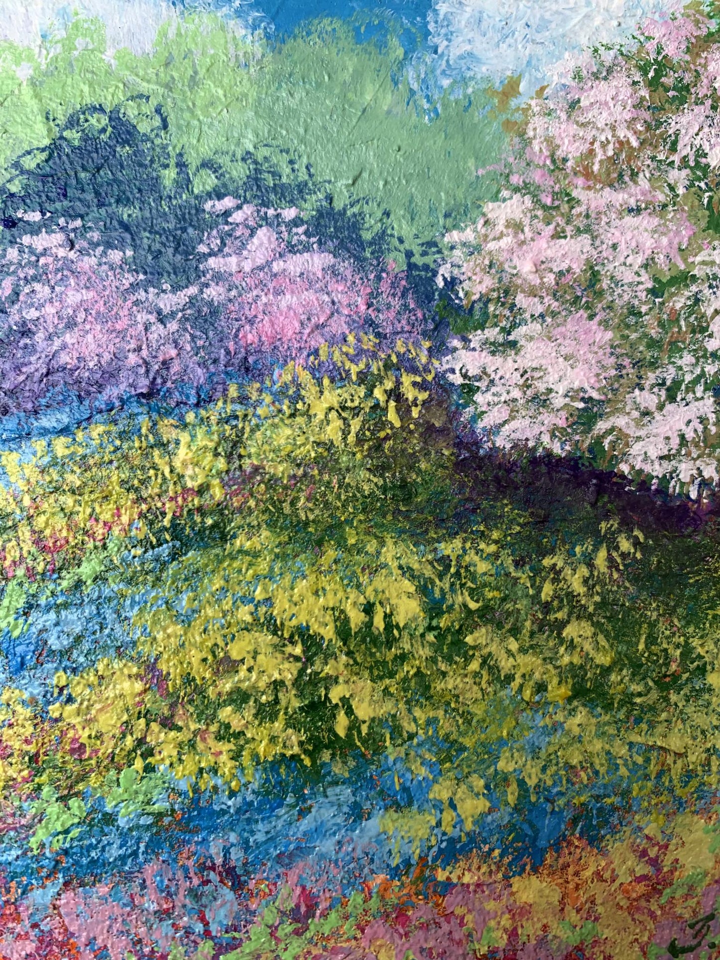 Oil painting Flower meadows V. Zadorozhnya