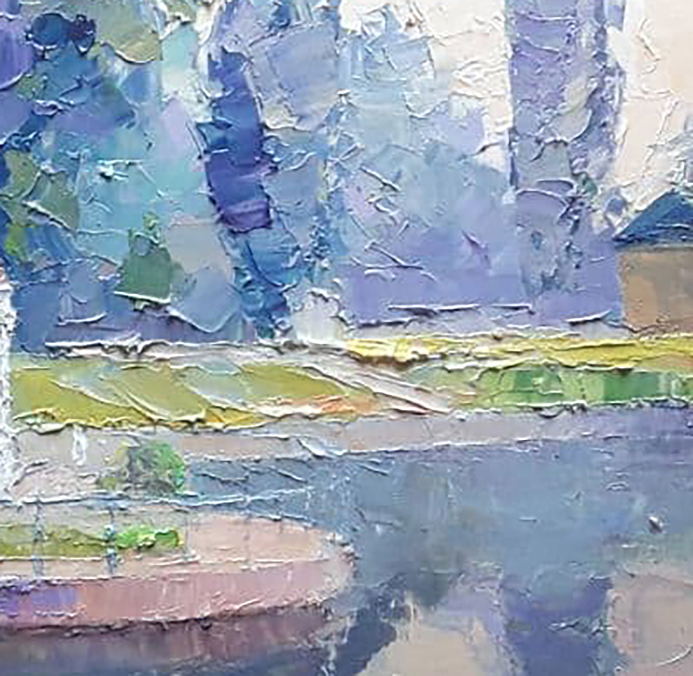 Oil painting City garden Serdyuk Boris Petrovich №SERB 707