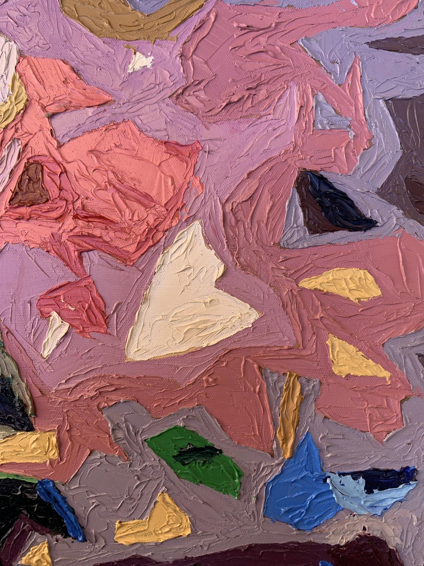 Oil painting Fragments of flowers Oleksandr Gukalov