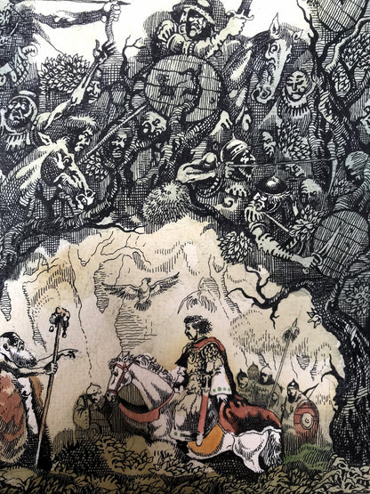 Watercolor painting Meeting with the prophet Alexander Arkadievich Litvinov