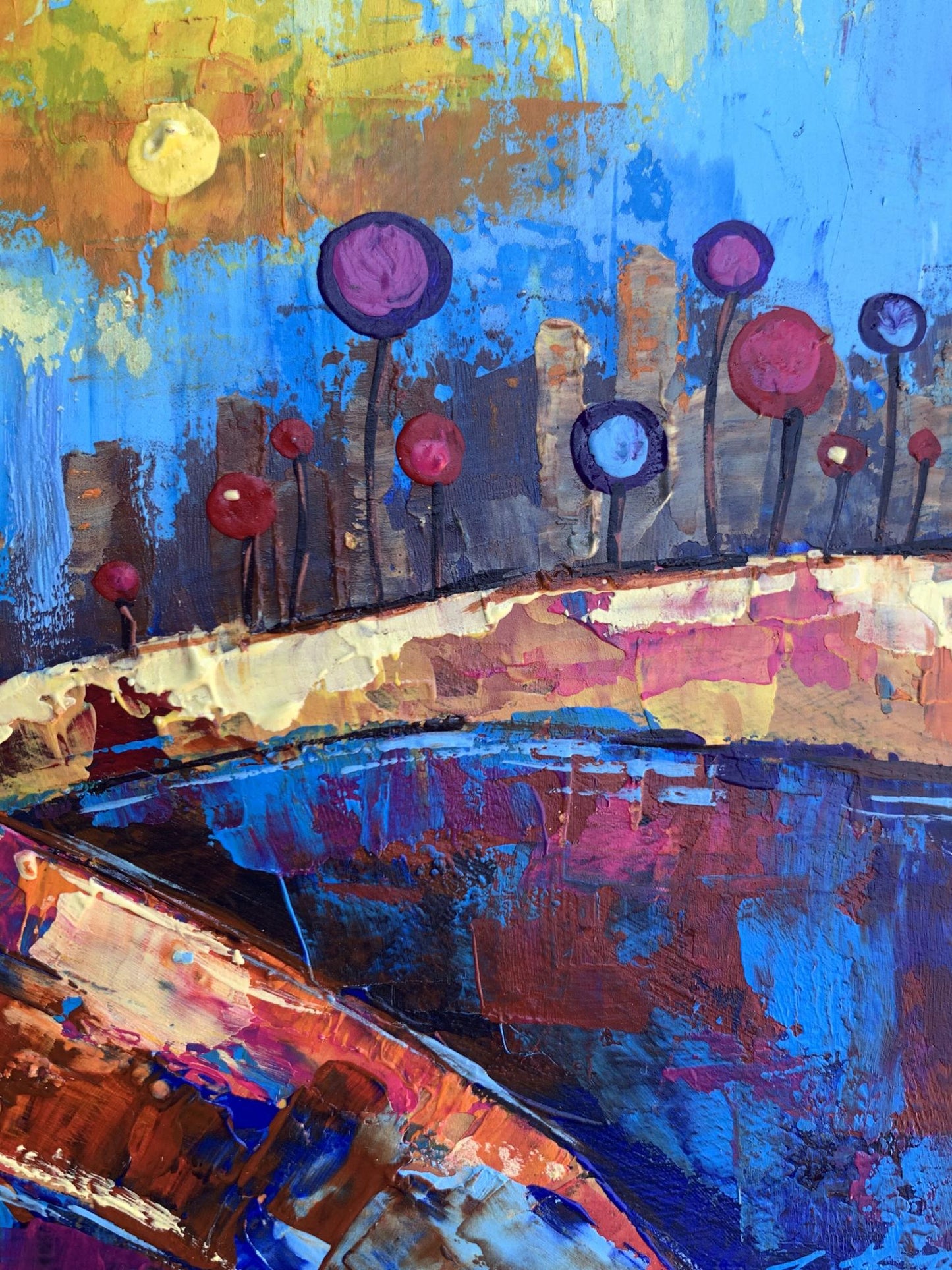 Oil painting A chidhood dream V. Zadorozhnya