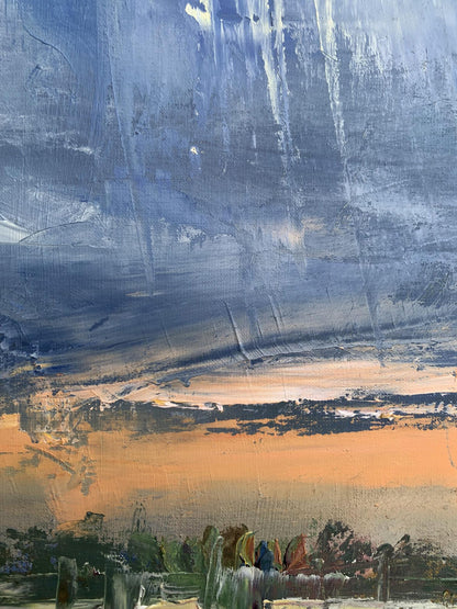 Oil painting After the rain Unknown artist