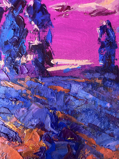 Oil Painting Art Autumn Nature Landscape 