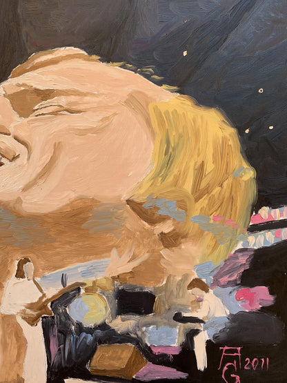 Oil painting Karaoke Oleksandr Gukalov