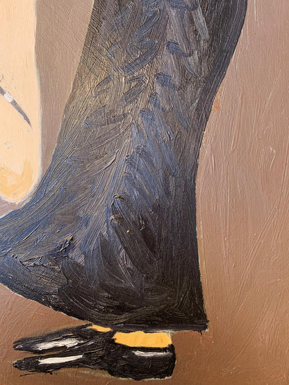 Oil painting Black suits you Oleksandr Gukalov