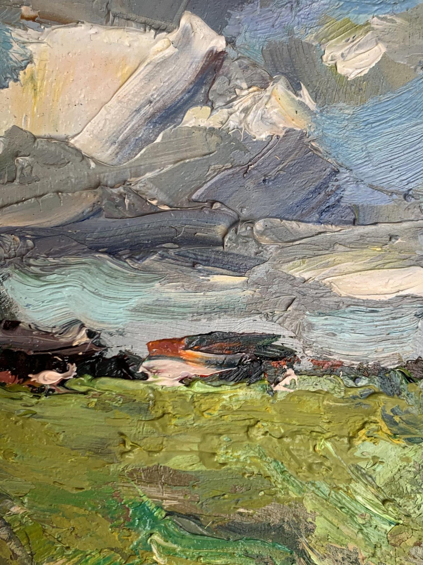 Oil painting Windy day Oleksiyander Cherednichenko