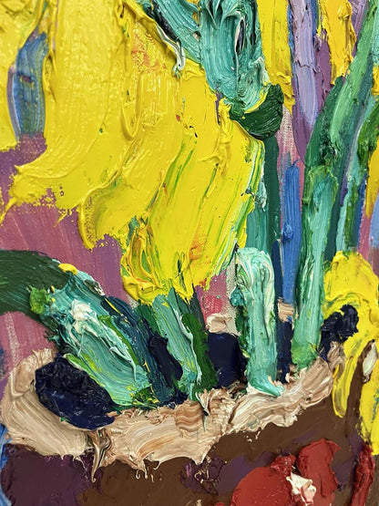Oil painting Floral still life  Oleksiy Dakhnenko