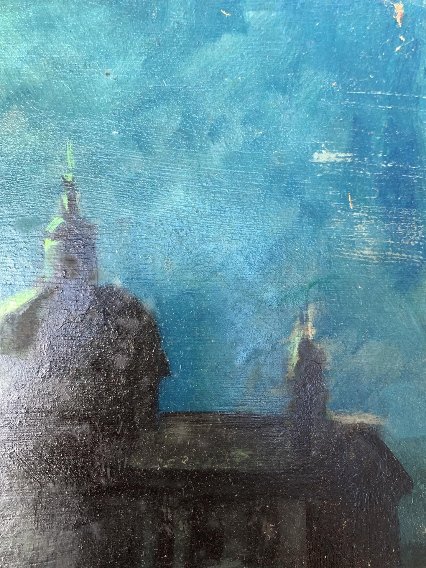 Oil painting Shining moon Valentina Simashchuk