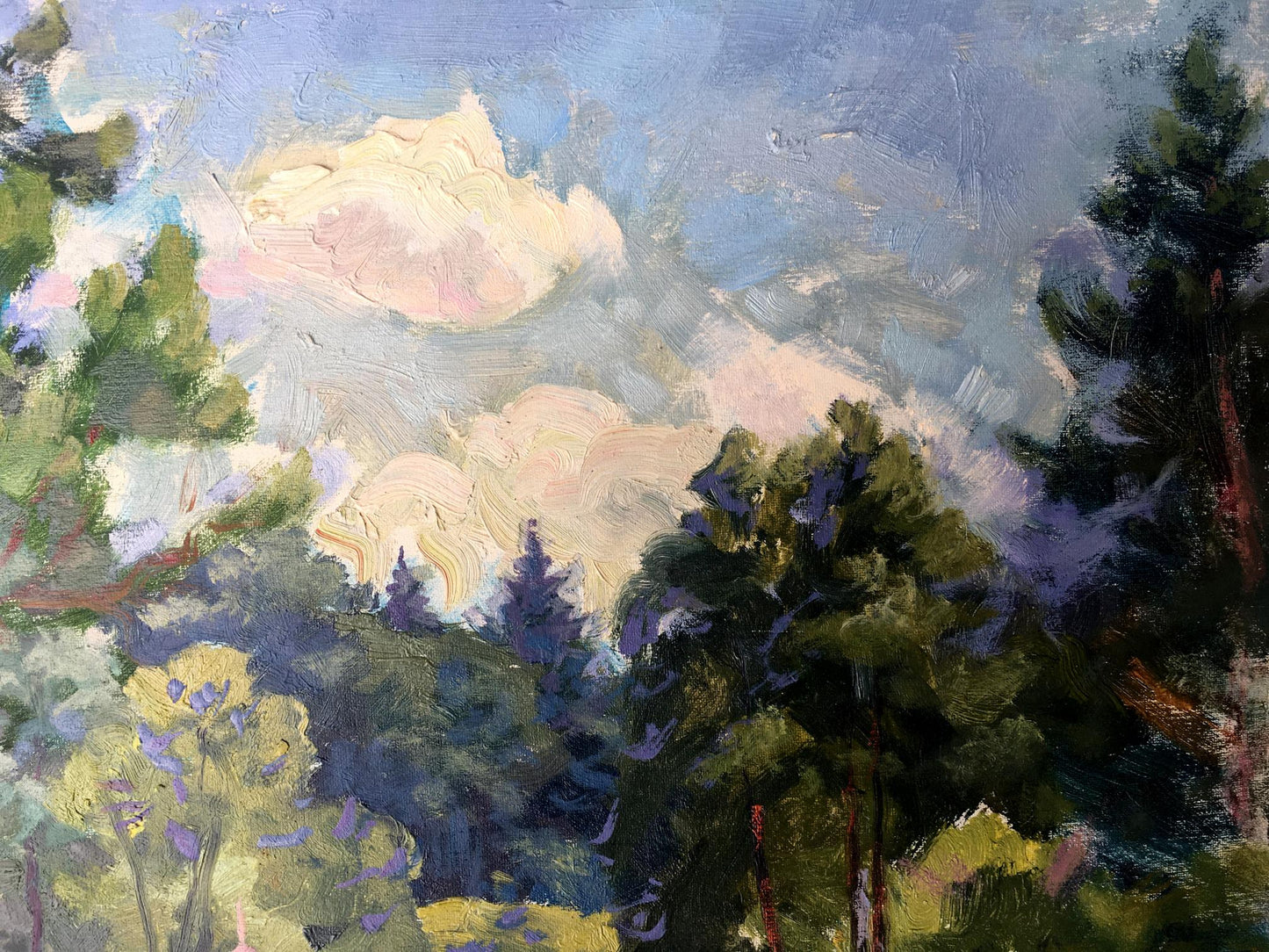 Oil painting September day Batrakov Vladimir Grigorievich