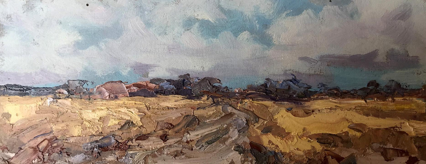 Oil painting Way home Alexander Nikolaevich Cherednichenko