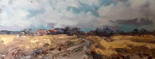 Oil painting Way home Alexander Nikolaevich Cherednichenko