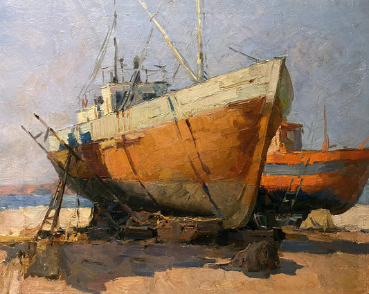 Oil painting On the shore Osipov Alexander
