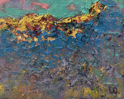 The Last Ray by Alex Ivanyuk, an oil painting capturing poignant dusk.