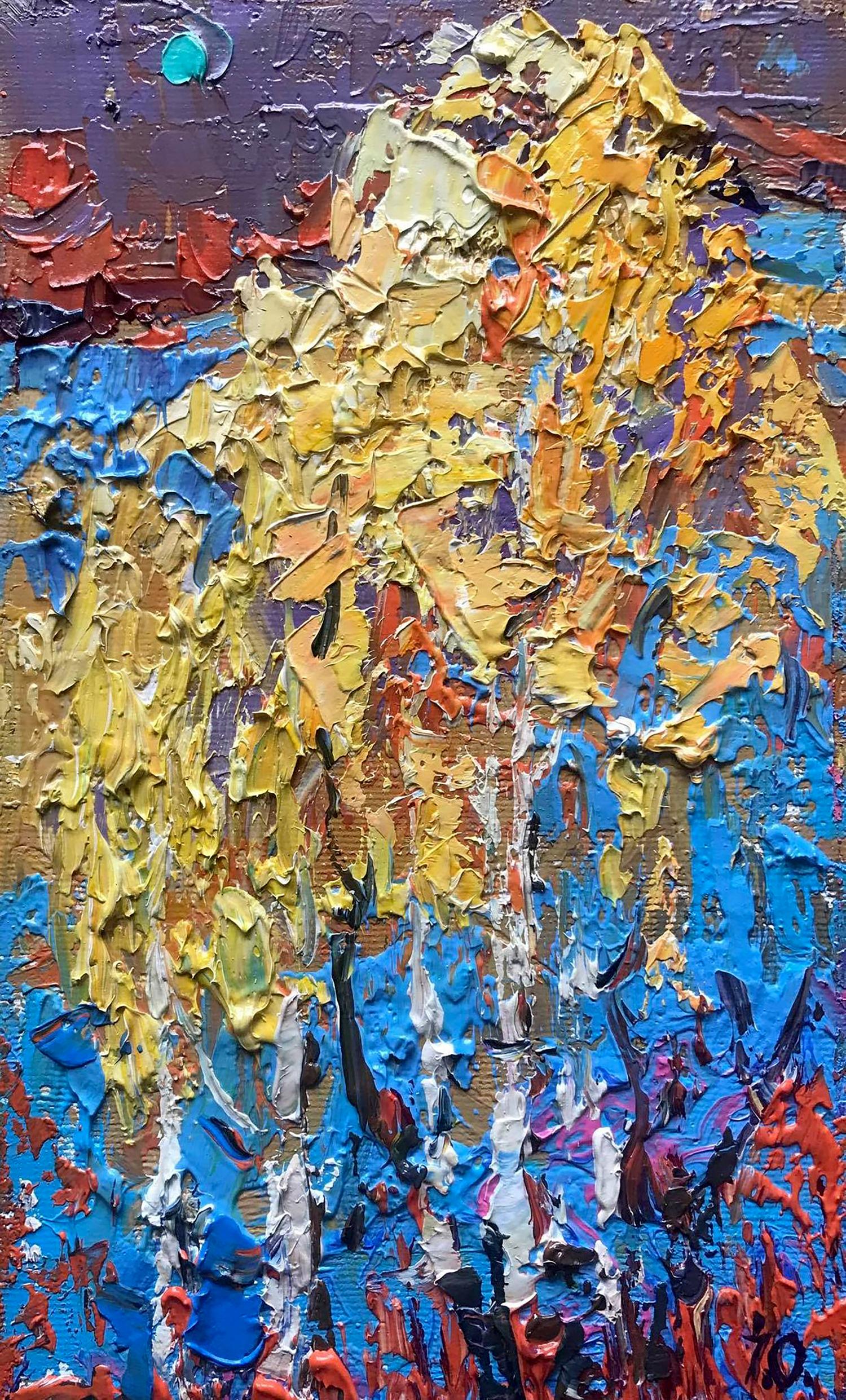 Oil painting Moonlight night Ivanyuk Alex