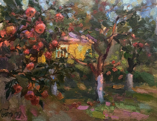 Oil painting First days of autumn Batrakov Vladimir Grigorievich