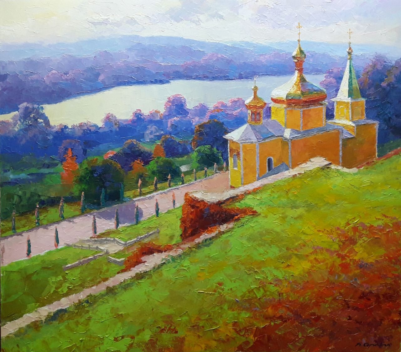 Oil painting Vyshnevets Serdyuk Boris Petrovich