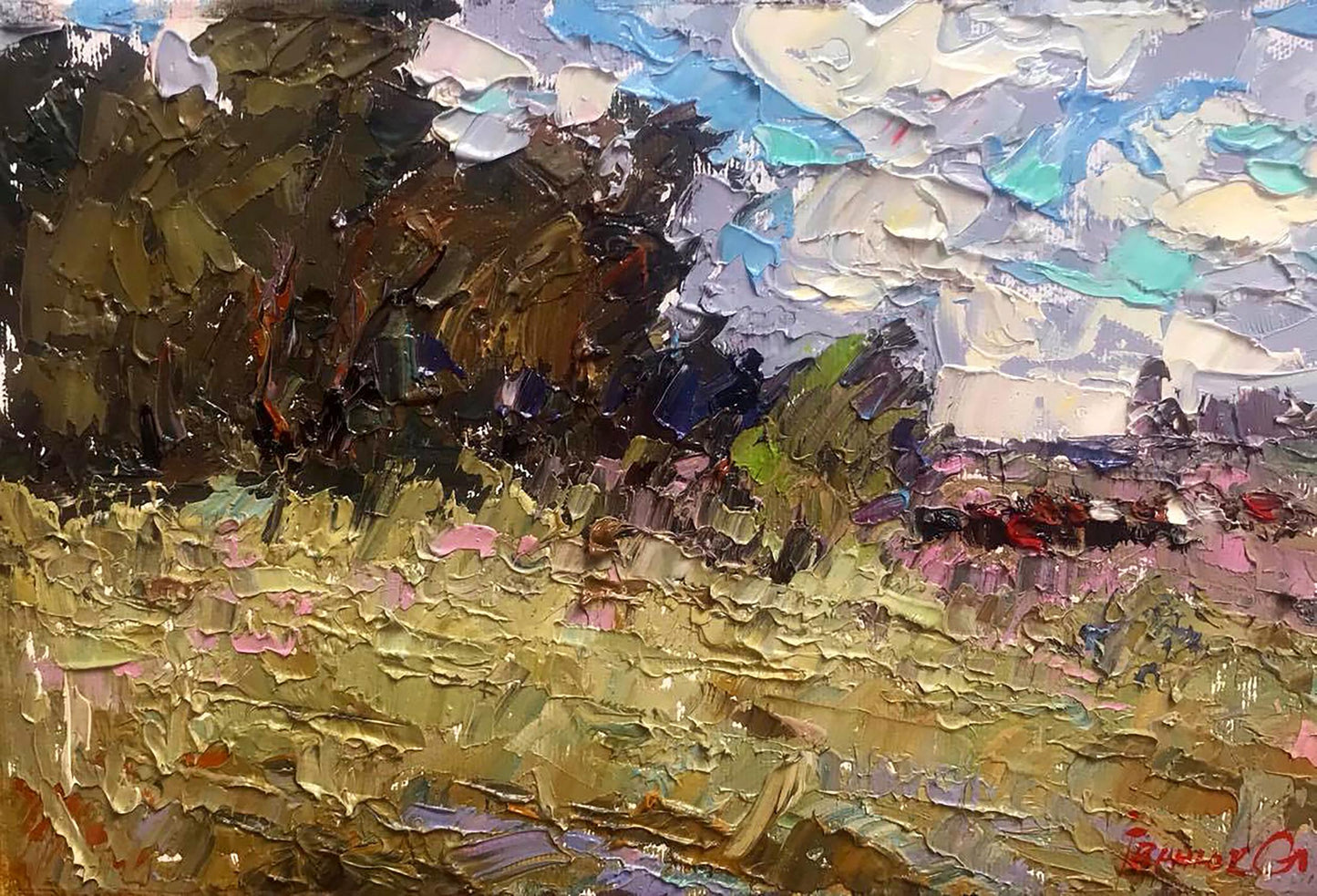 Oil painting It will be raining Ivanyuk Alex