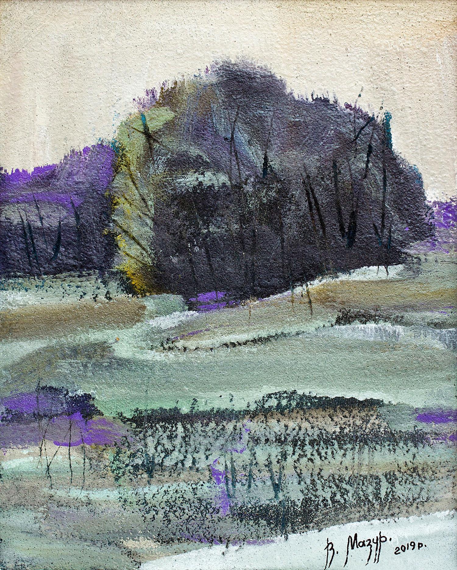 Oil painting Morning frost Mazur Vladimir