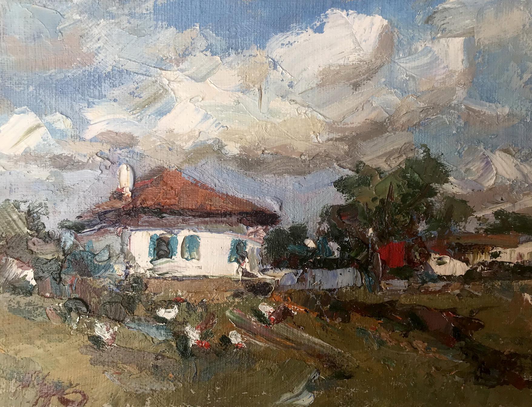 Oil painting Windy Alexander Nikolaevich Cherednichenko