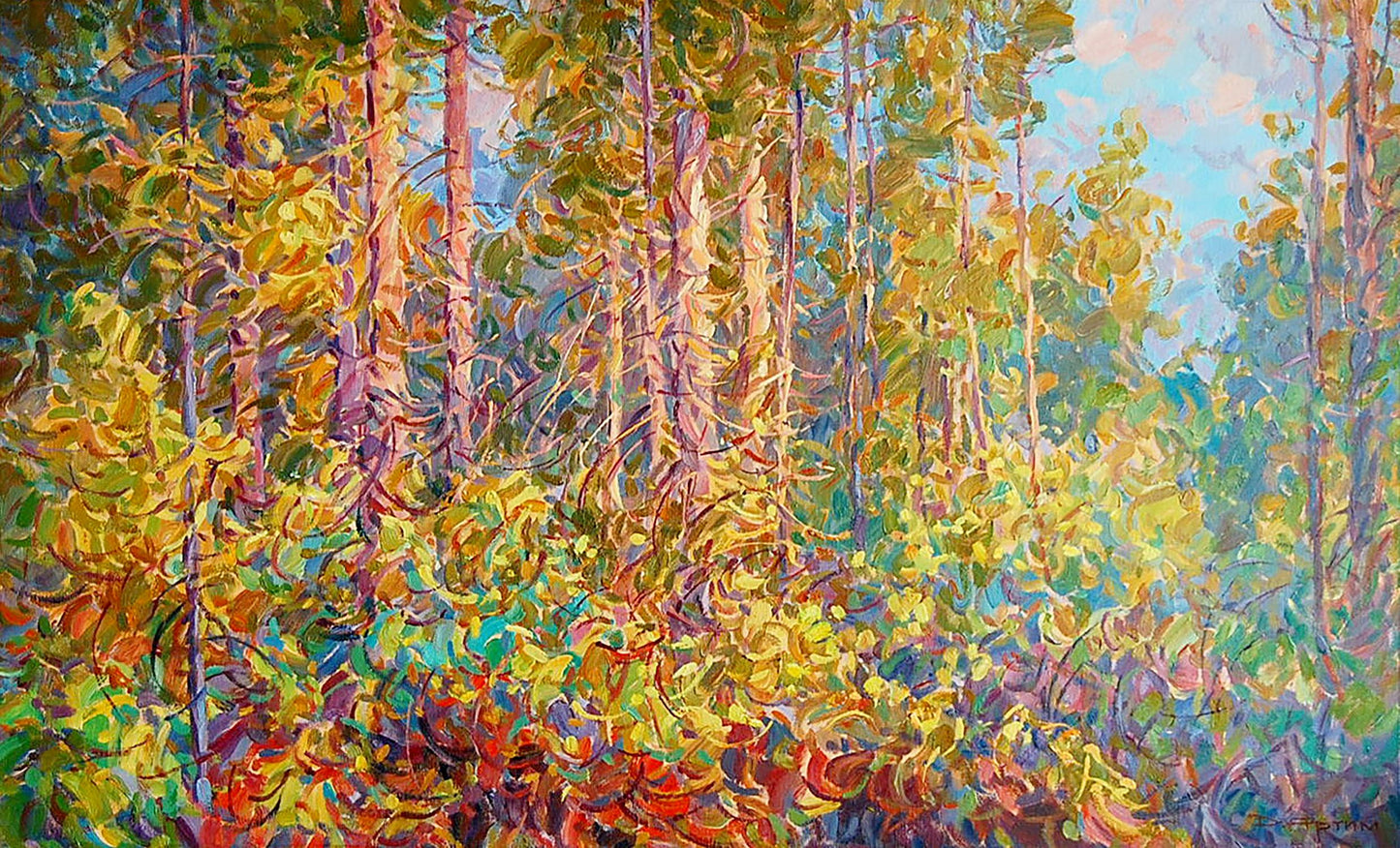 Oil painting Merry forest Artim Dmitry