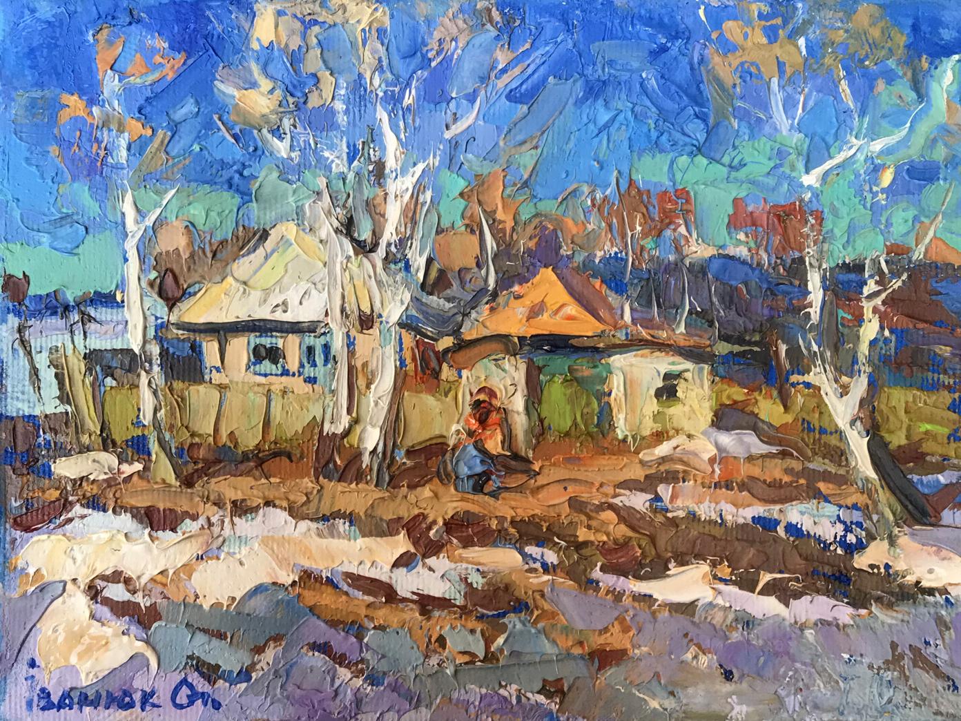 Oil painting March Alex Ivanyuk