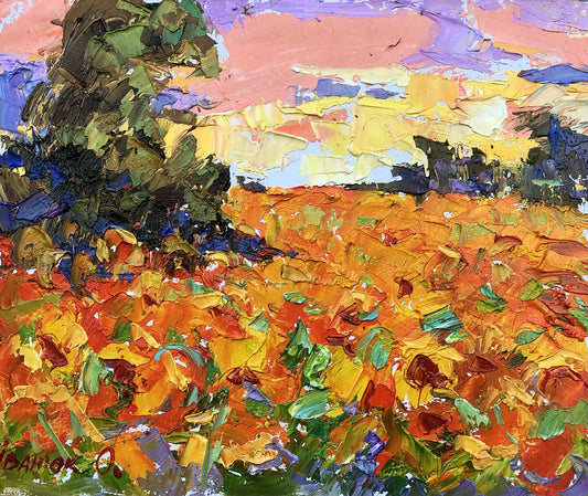 Oil painting Sunny field Ivanyuk Alex