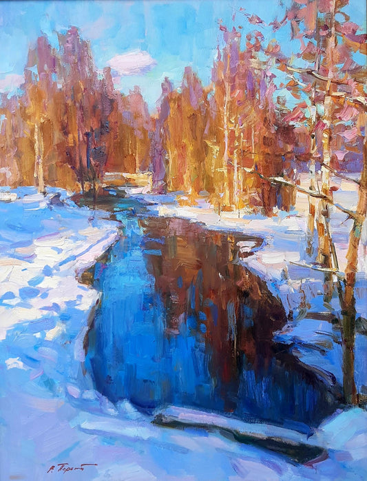 Oli painting Sunny Miacheslav Tepeta