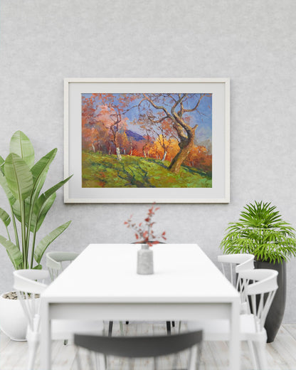 Oil painting Apple orchard Serdyuk Boris Petrovich