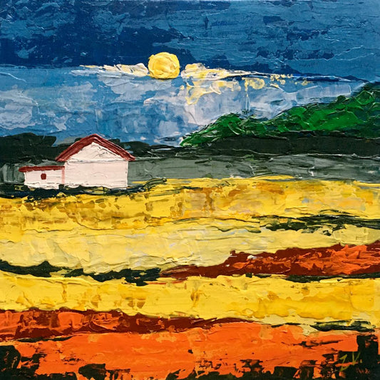 Oil painting House by the coast Zadorozhnya V. V.