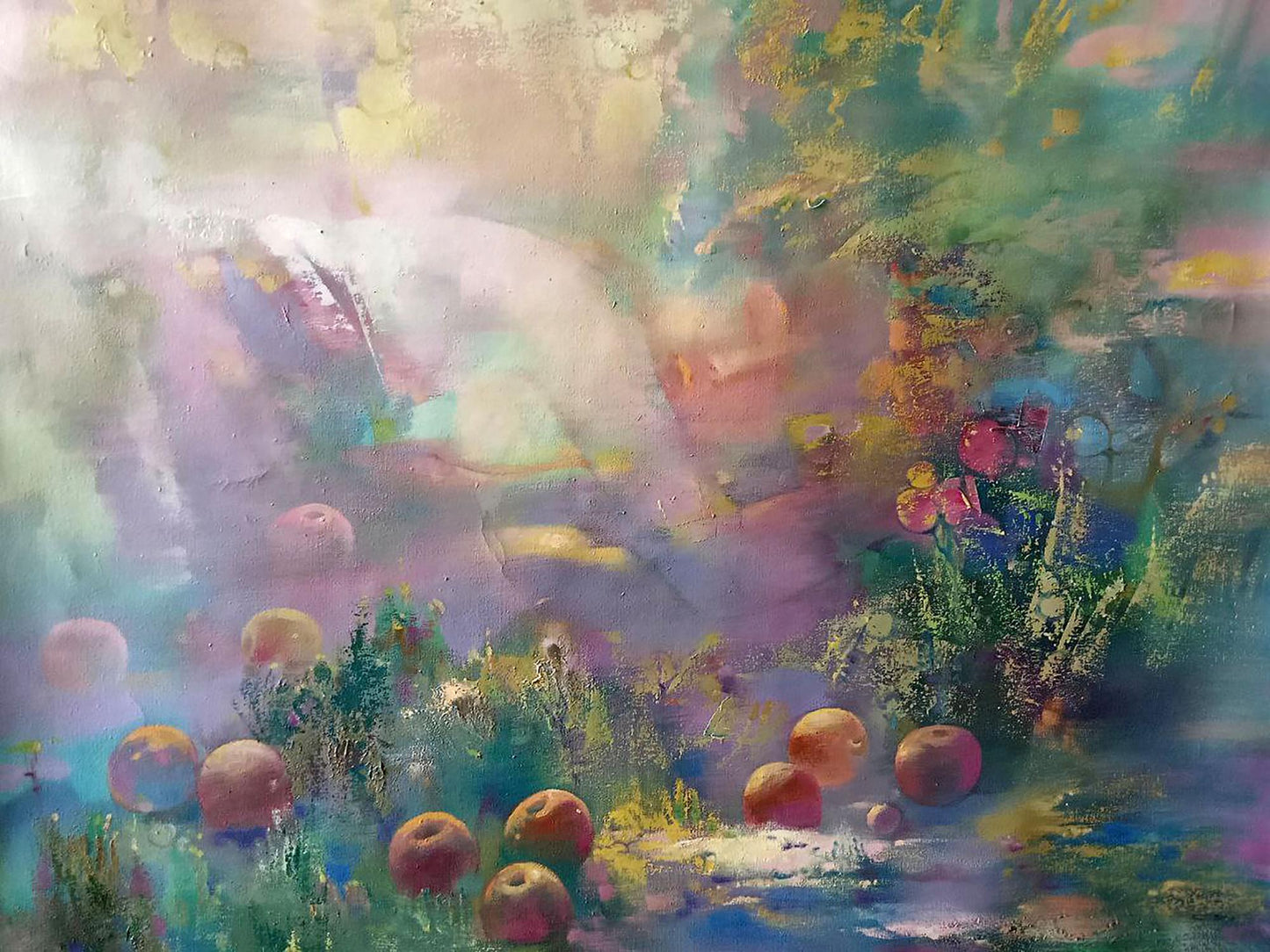 Oil painting Summer morning Anatoly Borisovich Tarabanov