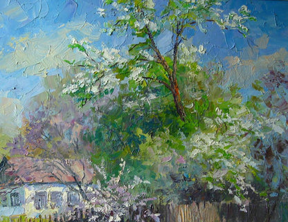 Oil painting Flowering garden / Serdyuk Boris Petrovich
