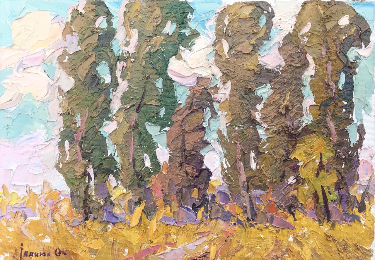 Oil painting The noise of the winds Ivanyuk Alex