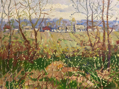 Oil painting Blooming spring has arrived Georgy Kolosovsky