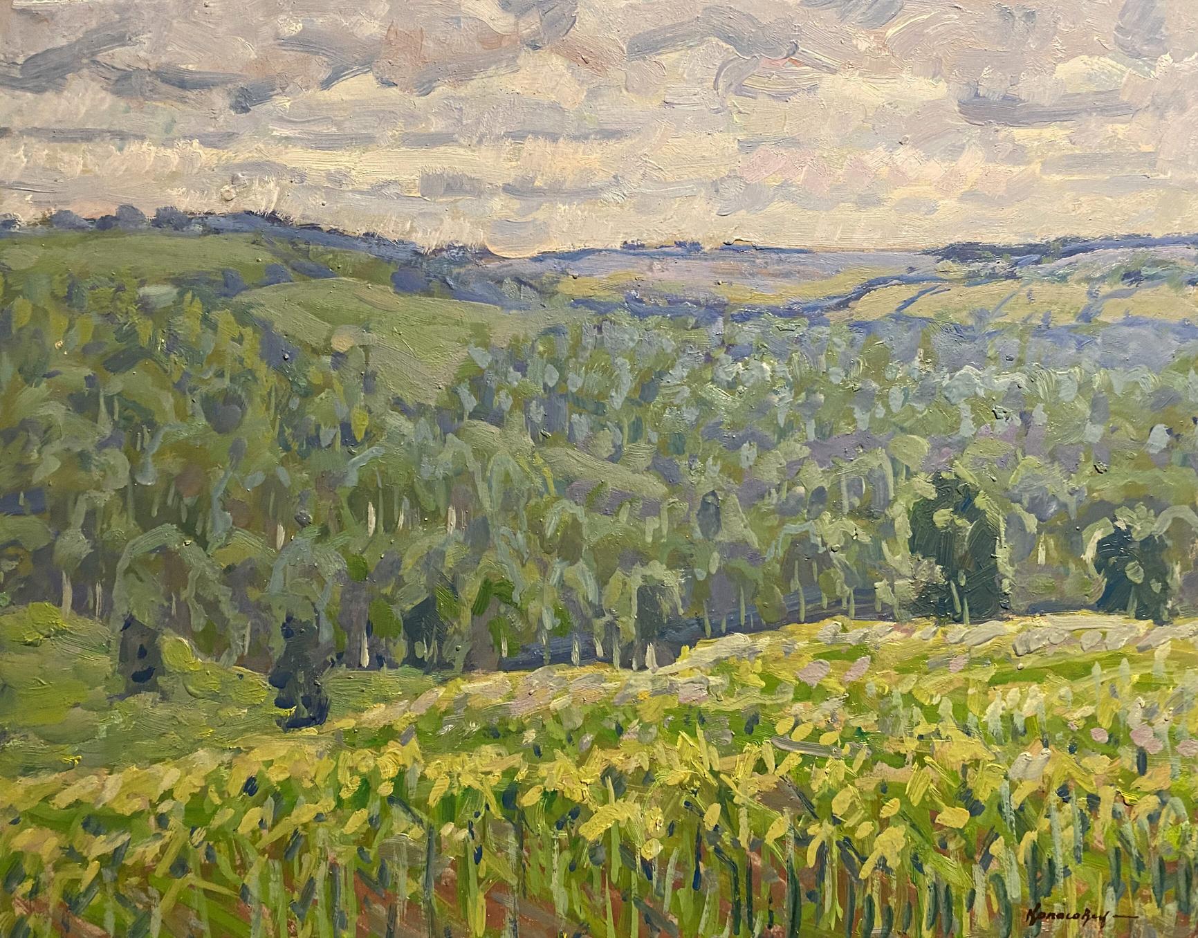 Oil painting Spring spaces Georgy Kolosovsky